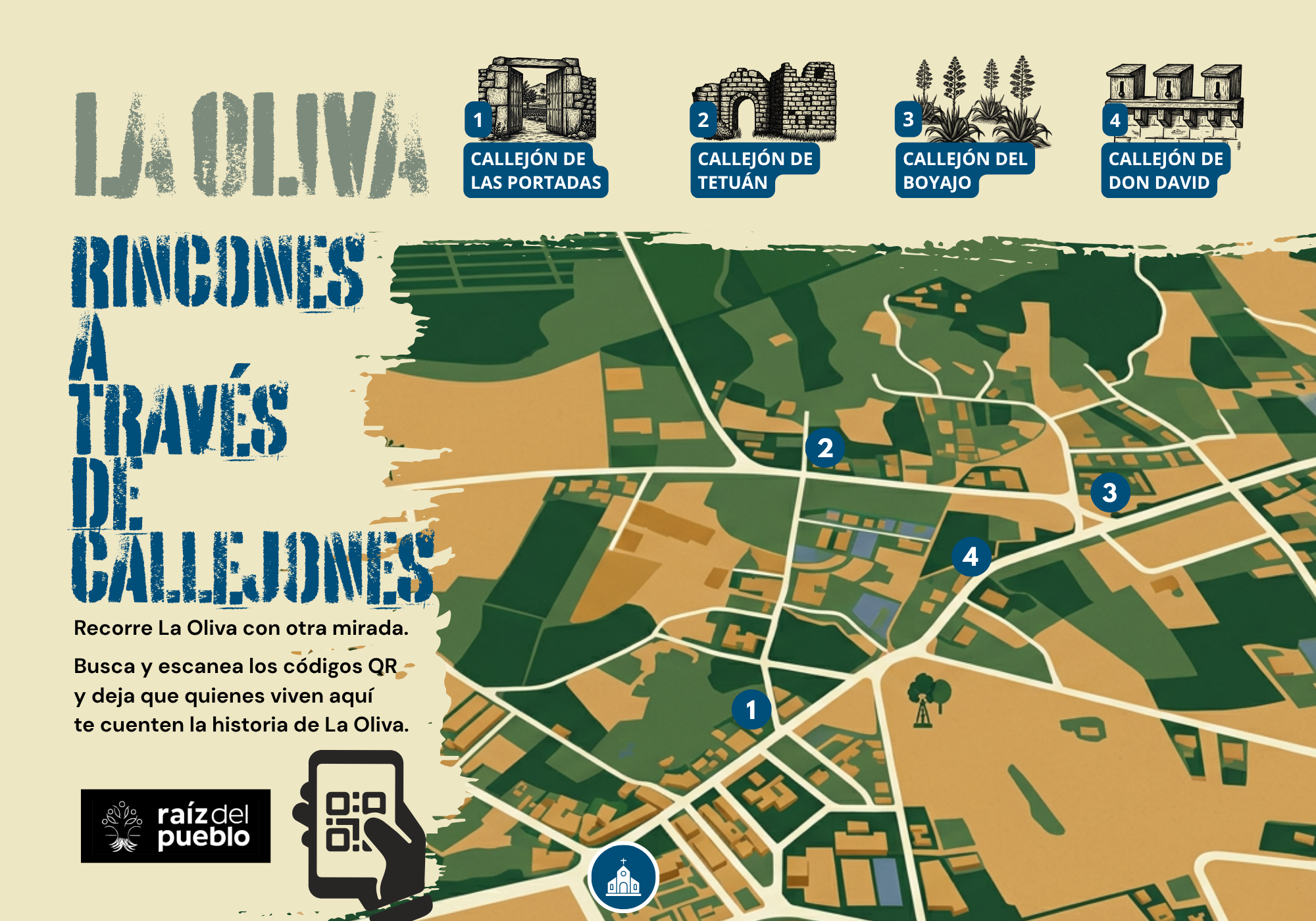 Mapa de Rincones de callejones